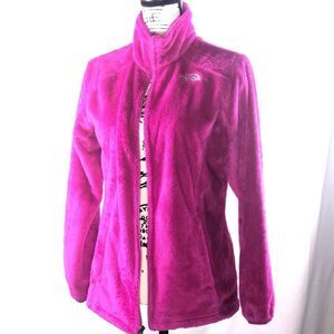 The North Face Fuchsia Fleece Zip Jacket GXL/WMed
